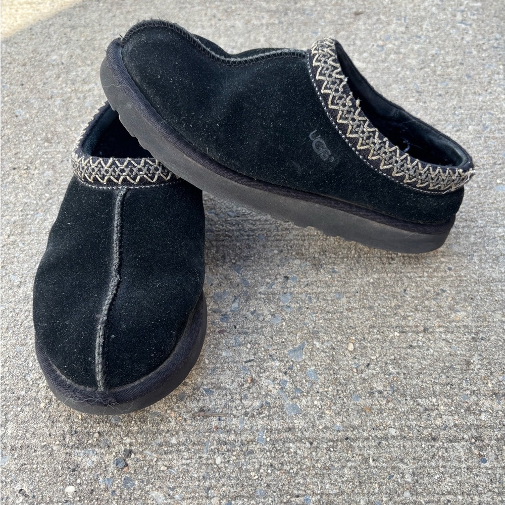 UGG Black Tasman Slippers
